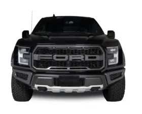 Putco Hex Shield - Black Powder Coated Bumper Grille Inserts Ford F-150 Raptor 2018-2020