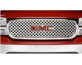 Putco Punch Stainless Steel Grilles with Logo Cut-Out GMC Yukon XL 2000-2006