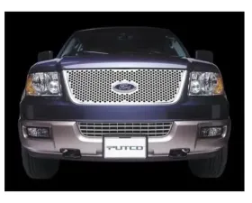 Putco Punch Stainless Steel Grilles (Bar Grille) with Logo Cut-Out Ford F-150 1999-2003