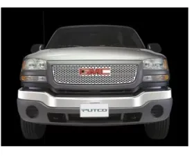 Putco Punch Stainless Steel Grilles with Logo Cut-Out GMC Envoy | Envoy XL 2002-2008