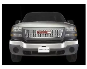 Putco Punch Stainless Steel Grilles with Logo Cut-Out GMC Savana 1996-2002