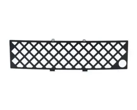 Putco EcoBoost Bumper Grille Inserts - SS Black Diamond with Heater Plug Opening Ford F-150 2011-2014