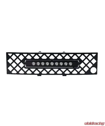 Putco Black Diamond Bumper Grille Insert with 10-Inch Luminix Light Bar EcoBoost SS Ford F-150 2011-2014 - 85182FPL