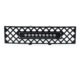 Putco Black SS Diamond with 10-Inch Luminix Light Bar EcoBoost Bumper Grille Insert Ford F-150 2011-2014