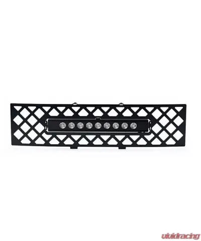 Putco Black SS Diamond with 10-Inch Luminix Light Bar EcoBoost Bumper Grille Insert Ford F-150 2011-2014 - 85182L