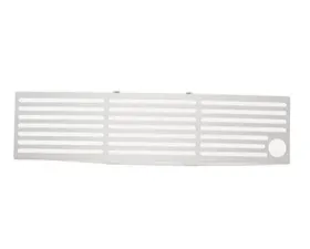 Putco EcoBoost Bumper Grille Inserts - Stainless Steel - Bar Design - with Heater Plug Opening Ford F-150 2011-2014