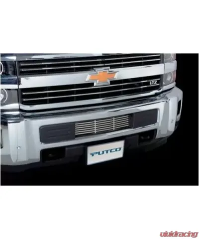 Putco Bar Design Bumper Grille Inserts Stainless Steel Chevrolet Silverado 2500 | 3500 HD 2015-2019 - 86195