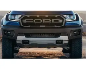 Putco Hex Style - Black Bumper Grille Inserts Ford Ranger without Adaptive Cruise 2019-2020