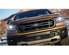 Putco Black Bumper Grille Inserts Hex Style Ford Ranger 2019-2020
