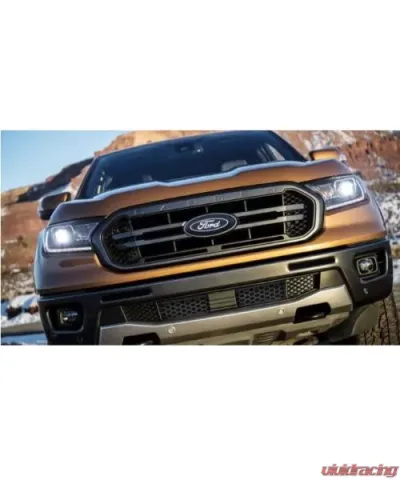 Putco Black Bumper Grille Inserts Hex Style Ford Ranger 2019-2020 - 87164