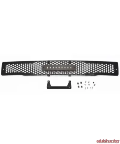 Putco Black Punch Design with 10-Inch Luminix Light bar Bumper Grille Inserts Stainless Steel Ford F-150 2015-2017 - 88160L