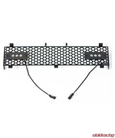 Putco Black Punch Design with Qty 2 - 6-Inch Light bars Bumper Grille Inserts Stainless Steel Ford SuperDuty F-250 | F-350 2011-2016 - 88165L-2