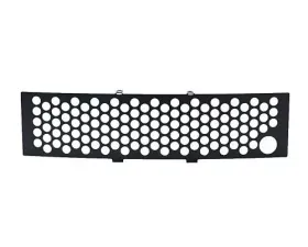 Putco EcoBoost Bumper Grille Inserts - Black SS Punch with Heater Plug Opening Ford F-150 2011-2014