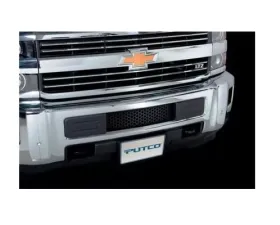 Putco Black Punch Design Bumper Grille Bumper Grille Inserts Chevrolet Silverado 2500 | 3500 HD 2015-2019