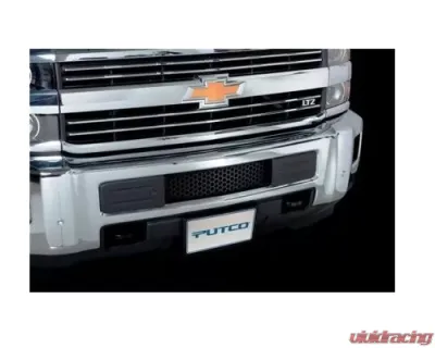 Putco Black Punch Design Bumper Grille Bumper Grille Inserts Chevrolet Silverado 2500 | 3500 HD 2015-2019 - 88195