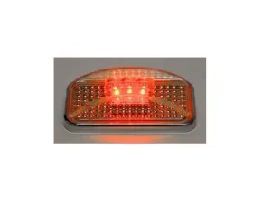 Putco Universal Side Marker - Red-LED with Ion Chrome Lens Universal Side Markers