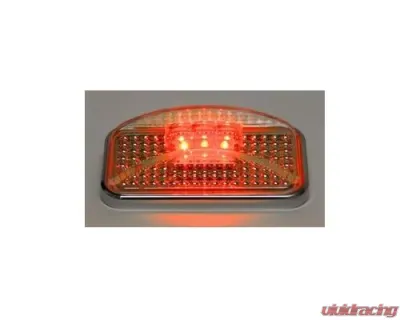 Putco Universal Side Marker - Red-LED with Ion Chrome Lens Universal Side Markers - 930002