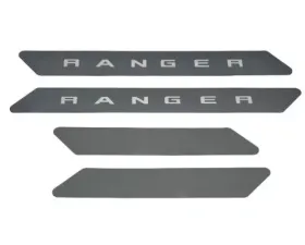 Putco Ranger Etching (4-Piece) Black Platinum Door Sills Ford Ranger SuperCrew 2019-2020