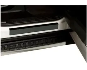 Putco Black Platinum Door Sills Standard Cab with Chevrolet Etching (4-Piece) Chevrolet Silverado 1500 LD 2014-2018