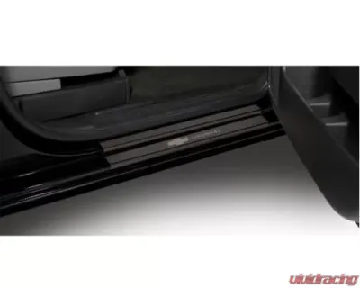 Putco Crew Cab with Chevrolet Etching (8-Piece) Black Platinum Door Sills Chevrolet Silverado LD 2014-2018 - 95173BPGM-1