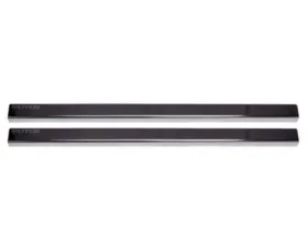 Putco Black Platinum Door Sills Double/Standard Cab with Bow Tie Etching (2-Piece) Chevrolet Silverado LD | HD 2020