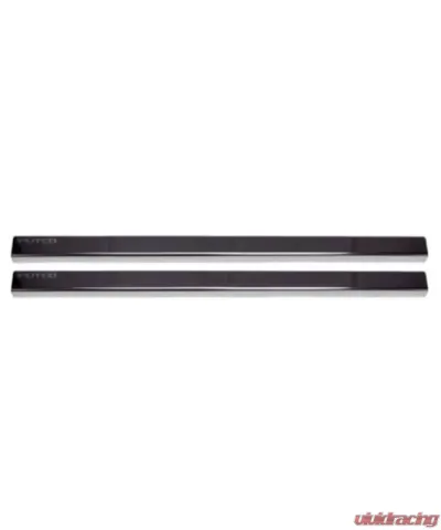 Putco Black Platinum Door Sills Double/Standard Cab with Bow Tie Etching (2-Piece) Chevrolet Silverado LD | HD 2020 - 95181BPGM-1