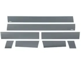 Putco Black Platinum Rocker Panels 6-Inch Wide (8-Piece) Cadillac Escalade 2007-2014