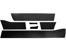Putco Black Platinum Rocker Panels Crew Cab - 6ft 4-Inch Standard Box Ram 1500 LD 2019-2020