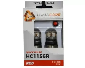 Putco LumaCore 1156 Red - Pair (x3 Strobe with Bright Stop)