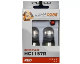 Putco LumaCore 1157 Red - Pair (x3 Strobe with Bright Stop)