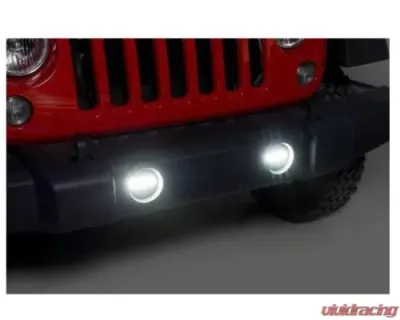 Putco Luminix High Power-LED Fog Lamps - 1 Pair - 2400LM Jeep Wrangler JK 2010-2018 - 12001