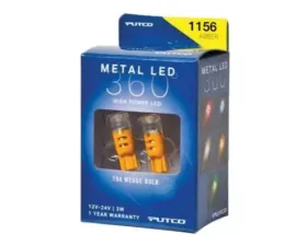 Putco 1156 - Amber Metal 360-LED