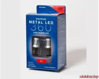 Putco 1157 - Red Metal 360-LED - 341157R-360