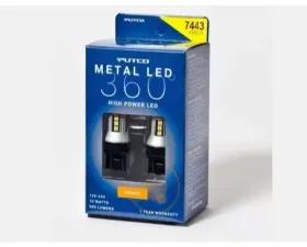 Putco 7443 - Amber Metal 360-LED