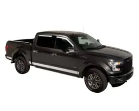 Putco Element Chrome Window Visors Crew Cab (4-Piece) Ford F-250 | F-350 SuperDuty 2017-2020