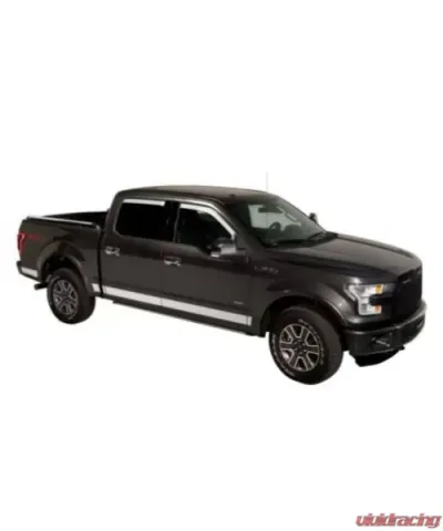 Putco Element Chrome Window Visors Crew Cab (4-Piece) Ford F-250 | F-350 SuperDuty 2017-2020 - 480065