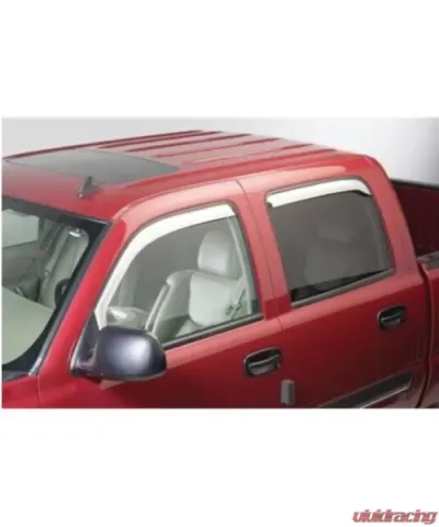 Putco Element Chrome Window Visors Crew Cab (4-Piece) Excl Rebel Model Ram 1500 2009-2018 - 480137