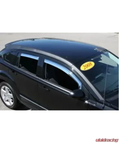 Putco Element Chrome Window Visors (4-Piece) Dodge Caliber 2007-2012 - 480141