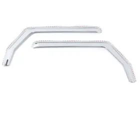 Putco Element Chrome Window Visors Front Only Jeep Wrangler JK 2007-2018