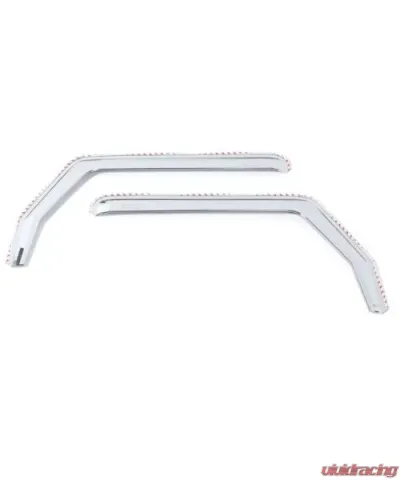 Putco Element Chrome Window Visors Front Only Jeep Wrangler JK 2007-2018 - 480228
