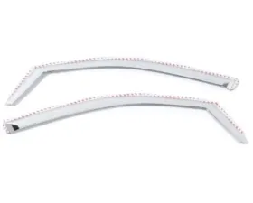 Putco Element Chrome Window Visors Dual | Crew Cab (Front Only) Chevrolet Silverado | GMC Sierra HD 2500 | 3500 2020