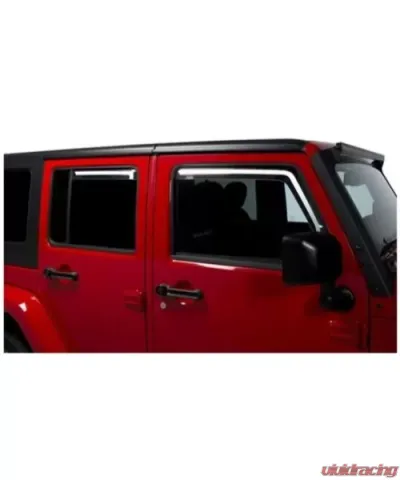 Putco Element Tinted Window Visors 4 Door Jeep Wrangler JK 2007-2018 - 580229