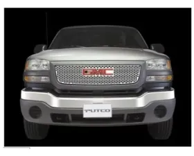 Putco Punch Stainless Steel Grilles with Logo Cut-Out GMC Sierra 1994-1998
