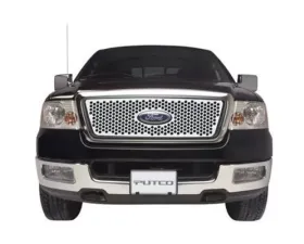 Putco Punch Stainless Steel Grilles (Honeycomb Grille) with Logo Cut-Out Ford F-150 2004-2008