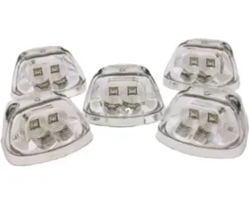 Putco 5-Piece Kit (Amber)-LED Roof Lamps (Replacement) Clear Ram 2500 | 3500 1994-1998