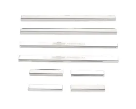 Putco SS Door Sills Double Cab with Chevrolet Etching (8-Piece) Chevrolet Silverado 1500 LD 2014-2018