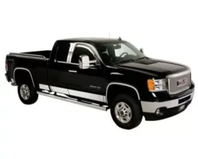 Putco Stainless Steel Rocker Panels Standard Cab 6.5 Short Box - 6-Inch Wide - 12-Piece Chevrolet Silverado 1500 | 2500 | 3500 2007-2013