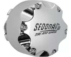 Sedona Tall Center Cap - Chrome Yamaha Viking
