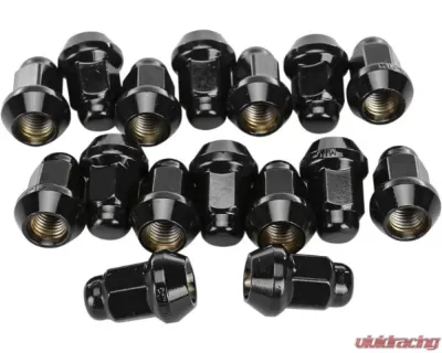 Sedona 12mmx1.25 Tapered Lug Nuts - Black - RLUG-CS19B