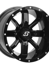 Sedona Hollow Point Wheel 14x8 4x137 4+4 Gloss Black                                     - A88B-48037-44S - Image 2